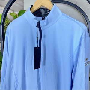 Greyson Golf 1/4 Zip Performance Stretch XLarge Men's Ceasars Country Club NWT